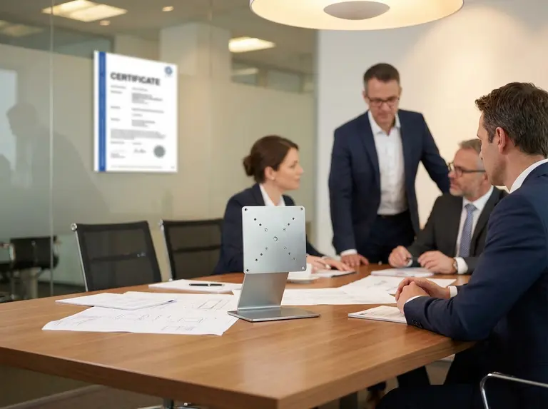 Сертификат на кронштейн